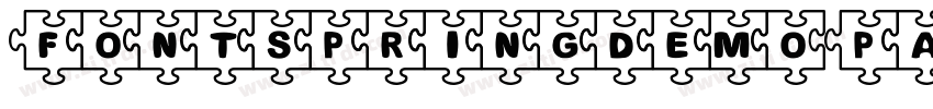 FONTSPRINGDEMO Parla字体转换